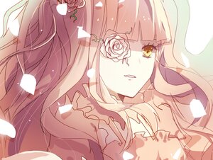 Rating: Safe Score: 0 Tags: 1girl bangs flower image kirakishou long_hair looking_at_viewer parted_lips petals pink_flower pink_rose rose solo thorns upper_body yellow_eyes User: admin