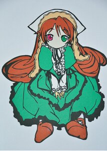 Rating: Safe Score: 0 Tags: 1girl brown_hair dress frills full_body green_dress green_eyes hat heterochromia image long_hair long_sleeves looking_at_viewer red_eyes solo suiseiseki very_long_hair User: admin