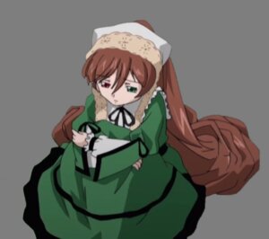 Rating: Safe Score: 0 Tags: 1girl brown_hair dress green_dress green_eyes heterochromia image long_hair long_sleeves looking_at_viewer red_eyes ribbon solo suiseiseki very_long_hair User: admin