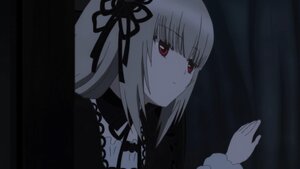 Rating: Safe Score: 0 Tags: 1girl bangs black_ribbon closed_mouth expressionless eyebrows_visible_through_hair hair_ribbon hairband image looking_at_viewer red_eyes ribbon solo suigintou User: admin