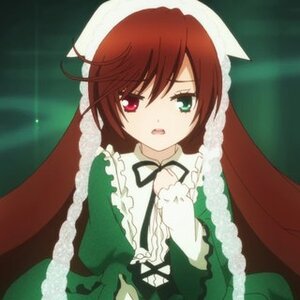 Rating: Safe Score: 0 Tags: 1girl black_ribbon brown_hair dress frills green_dress heterochromia image long_hair long_sleeves looking_at_viewer open_mouth red_eyes ribbon solo suiseiseki very_long_hair User: admin