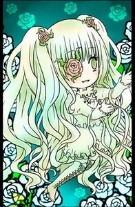 Rating: Safe Score: 0 Tags: 1girl blue_flower blue_rose blush boots cross-laced_footwear dress eyepatch flower frills image kirakishou lace-up_boots long_hair pink_rose plant rose solo thorns very_long_hair vines white_flower white_rose yellow_rose User: admin