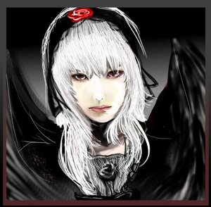 Rating: Safe Score: 0 Tags: 1girl bangs choker closed_mouth hood image lips looking_at_viewer red_lips solo suigintou upper_body white_hair User: admin