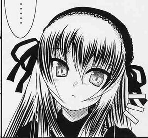 Rating: Safe Score: 0 Tags: 1girl blush close-up greyscale hair_ribbon hairband image looking_at_viewer monochrome ribbon simple_background solo suigintou upper_body User: admin