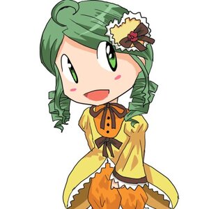 Rating: Safe Score: 0 Tags: 1girl blush dress drill_hair green_eyes green_hair image kanaria long_sleeves looking_at_viewer open_mouth ribbon simple_background smile solo twin_drills white_background User: admin