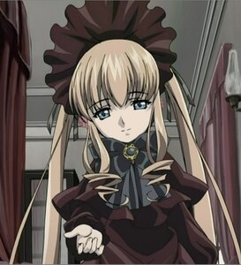 Rating: Safe Score: 0 Tags: 1girl blonde_hair blue_eyes bow bowtie curtains dress expressionless image indoors long_hair long_sleeves looking_at_viewer red_dress shinku sidelocks solo twintails upper_body window User: admin