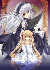 Rating: Safe Score: 0 Tags: 2girls auto_tagged black_wings blonde_hair blue_eyes dress drill_hair frills hairband image long_hair long_sleeves looking_at_viewer multiple_girls pair ribbon shinku silver_hair suigintou twintails very_long_hair white_dress wings User: admin
