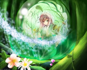 Rating: Safe Score: 0 Tags: 1girl artist_request brown_hair dress flower frills green_dress hairband heterochromia image long_hair long_sleeves looking_at_viewer red_eyes ribbon rozen_maiden smile solo suiseiseki very_long_hair water User: admin