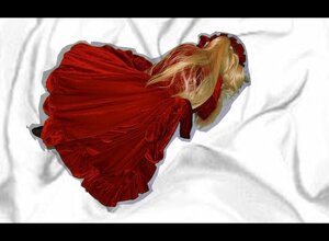 Rating: Safe Score: 0 Tags: 1girl alice_margatroid blonde_hair blurry blurry_background blurry_foreground depth_of_field dress full_body hairband image letterboxed motion_blur red_dress shadow shinku solo User: admin