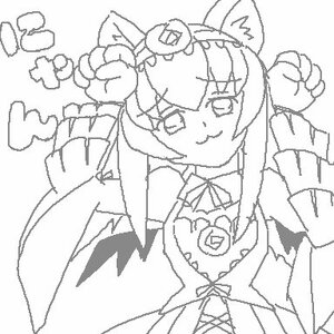 Rating: Safe Score: 0 Tags: 1girl :3 animal_ears blush cat_ears dress greyscale hair_ornament image long_hair looking_at_viewer monochrome simple_background smile solo suigintou white_background User: admin