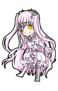 Rating: Safe Score: 0 Tags: 1girl boots chibi cross-laced_footwear dress flower frills full_body hair_flower hair_ornament image kirakishou knee_boots long_hair long_sleeves pink_hair rose smile solo standing striped thigh_boots very_long_hair white_dress white_flower white_footwear white_rose yellow_eyes User: admin