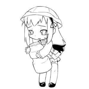 Rating: Safe Score: 0 Tags: 1girl blush chibi greyscale hat image long_hair mary_janes monochrome shoes skirt solo suigintou tears thighhighs wavy_mouth User: admin