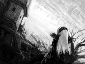 Rating: Safe Score: 0 Tags: 1girl artist_request frilled_hairband frills greyscale hairband image long_hair long_sleeves monochrome rozen_maiden sitting solo standing suigintou User: admin