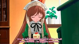 Rating: Safe Score: 0 Tags: 1girl brown_hair closed_eyes dress green_dress image long_hair long_sleeves neck_ribbon plant ribbon solo suiseiseki User: admin