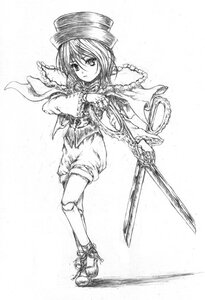 Rating: Safe Score: 0 Tags: 1girl bangs capelet doll_joints frills full_body greyscale hair_between_eyes hat image joints katzeh long_sleeves looking_at_viewer monochrome nagae_iku rozen_maiden scissors short_hair shorts solo souseiseki standing traditional_media weapon User: admin
