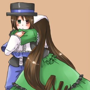 Rating: Safe Score: 0 Tags: 1girl bangs blush brown_hair dress frills green_dress green_eyes hat heterochromia image long_hair long_sleeves looking_at_viewer pair red_eyes simple_background solo souseiseki suiseiseki top_hat very_long_hair User: admin