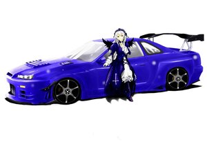 Rating: Safe Score: 0 Tags: 1girl car dress frills full_body ground_vehicle image looking_at_viewer motor_vehicle red_eyes solo suigintou wings User: admin