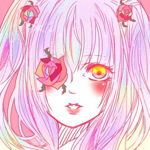 Rating: Safe Score: 0 Tags: 1girl blush face flower hair_flower hair_ornament image kirakishou leaf long_hair looking_at_viewer pink_hair portrait red_flower red_rose rose solo traditional_media yellow_eyes User: admin