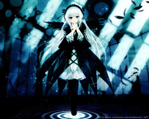 Rating: Safe Score: 0 Tags: 1girl black_dress black_wings boots dress feathers frills hairband image long_hair long_sleeves looking_at_viewer ribbon silver_hair solo standing suigintou very_long_hair white_hair wings User: admin