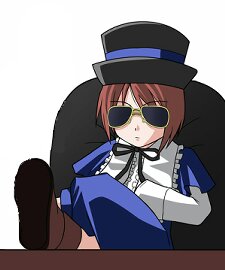 Rating: Safe Score: 0 Tags: 1girl hat image long_sleeves short_hair solo souseiseki sunglasses top_hat User: admin