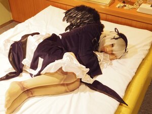 Rating: Safe Score: 0 Tags: 1girl lying on_side ribbon solo suigintou white_hair User: admin