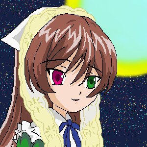 Rating: Safe Score: 0 Tags: 1girl blue_neckwear bonnet braid brown_hair green_eyes heterochromia image long_hair neck_ribbon night night_sky ribbon shooting_star sky smile solo space star_(sky) star_(symbol) starry_background starry_sky suiseiseki User: admin