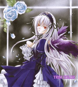 Rating: Safe Score: 0 Tags: 1girl bad_id bad_pixiv_id black_wings blue_flower blue_rose dress flower frilled_sleeves frills hairband image long_hair long_sleeves looking_at_viewer petals purple_rose red_eyes ribbon rose rozen_maiden silver_hair solo suigintou trimcolor very_long_hair watermark wings User: admin