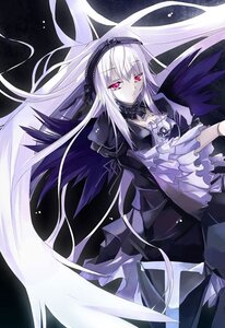 Rating: Safe Score: 0 Tags: 1girl black_dress black_wings dress feathers frilled_sleeves frills gothic_lolita hairband image lolita_fashion lolita_hairband long_hair long_sleeves looking_at_viewer pink_eyes puffy_sleeves ribbon solo suigintou very_long_hair white_hair wings User: admin