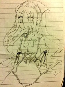 Rating: Safe Score: 0 Tags: 1girl akemi_homura bow dress earrings grin hairband image jewelry long_hair looking_at_viewer monochrome simple_background sketch smile solo solo_earring suiseiseki User: admin