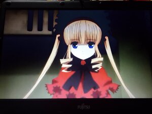 Rating: Safe Score: 0 Tags: 1girl bangs blonde_hair blue_eyes bow bowtie dress drill_hair image letterboxed long_hair long_sleeves looking_at_viewer photo red_dress shinku sidelocks solo twin_drills twintails upper_body User: admin