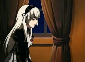 Rating: Safe Score: 0 Tags: 1girl bangs curtains dress frills hairband image indoors lolita_hairband long_hair long_sleeves profile ribbon solo suigintou upper_body very_long_hair window User: admin