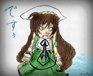 Rating: Safe Score: 0 Tags: 1girl :d brown_hair dress frills green_dress green_eyes heterochromia image long_hair long_sleeves looking_at_viewer open_mouth red_eyes smile solo suiseiseki twintails very_long_hair User: admin