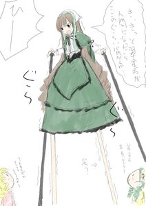 Rating: Safe Score: 0 Tags: blonde_hair brown_hair comic dress green_dress green_eyes image long_hair long_sleeves open_mouth puffy_sleeves smile solo suiseiseki User: admin