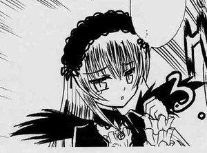 Rating: Safe Score: 0 Tags: 1girl black_wings dress greyscale hairband image long_hair long_sleeves looking_at_viewer monochrome parted_lips solo suigintou upper_body wings User: admin