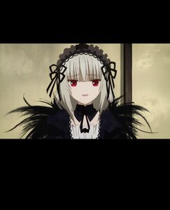 Rating: Safe Score: 0 Tags: 1girl :d bangs black_ribbon detached_collar dress eyebrows_visible_through_hair hairband image letterboxed long_hair long_sleeves looking_at_viewer red_eyes ribbon silver_hair smile solo suigintou User: admin