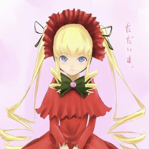 Rating: Safe Score: 0 Tags: 1girl bangs blonde_hair blue_eyes blush bonnet bow bowtie capelet dress drill_hair flower green_bow image long_hair long_sleeves looking_at_viewer red_capelet red_dress rose shinku sidelocks solo twin_drills twintails very_long_hair User: admin