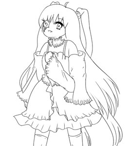 Rating: Safe Score: 0 Tags: 1girl :d ahoge dress greyscale hair_ornament image kirakishou lineart long_hair monochrome open_mouth smile solo striped thighhighs very_long_hair white_background User: admin