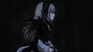 Rating: Safe Score: 0 Tags: 1girl bangs closed_mouth dress eyebrows_visible_through_hair frills hairband image long_hair long_sleeves monochrome profile ribbon solo suigintou very_long_hair wings User: admin