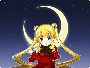 Rating: Safe Score: 0 Tags: 1girl \m/ bishoujo_senshi_sailor_moon blonde_hair blue_eyes bow capelet commentary_request crescent_moon curly_hair double_bun dress earrings eki_mirin full_moon hair_ornament highres image jewelry long_hair looking_at_viewer moon night night_sky open_mouth photoshop_(medium) red_capelet red_dress rozen_maiden sailor_moon shinku sky solo sparkle star_(sky) starry_moon starry_sky tsuki_ni_kawatte_oshioki_yo tsukino_usagi twintails very_long_hair User: admin