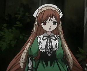 Rating: Safe Score: 0 Tags: 1girl auto_tagged brown_hair dress frills green_dress image long_hair long_sleeves looking_at_viewer ribbon solo suiseiseki very_long_hair User: admin