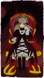 Rating: Safe Score: 0 Tags: 1girl blonde_hair dress flower frills full_body hairband image lolita_hairband long_hair long_sleeves looking_at_viewer red_eyes ribbon solo standing suigintou User: admin