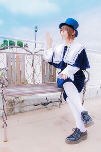 Rating: Safe Score: 0 Tags: 1girl beret brown_hair day hat long_sleeves outdoors pantyhose shoes short_hair sitting skirt sky smile sneakers solo souseiseki white_legwear User: admin