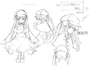 Rating: Safe Score: 0 Tags: 1girl capelet character_sheet full_body hat image long_hair long_sleeves looking_at_viewer monochrome multiple_views shinku sketch solo standing very_long_hair User: admin