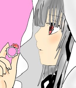 Rating: Safe Score: 0 Tags: 1girl blush close-up face image red_eyes rose simple_background solo suigintou veil User: admin