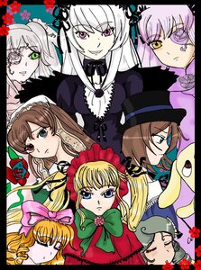 Rating: Safe Score: 0 Tags: 6+girls blonde_hair blue_eyes bow brown_hair closed_eyes dress eyepatch flower frills hat heterochromia hina_ichigo image kanaria letterboxed long_hair long_sleeves looking_at_viewer multiple multiple_girls pink_bow rose shinku silver_hair souseiseki suigintou suiseiseki tagme User: admin