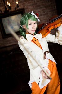 Rating: Safe Score: 0 Tags: 1girl blurry depth_of_field flower green_hair guitar instrument kanaria lips music photo playing_instrument realistic solo User: admin