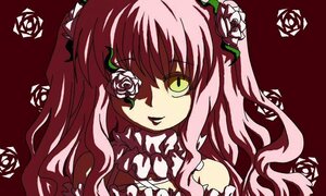 Rating: Safe Score: 0 Tags: 1girl flower frills green_eyes hair_flower hair_ornament image kirakishou long_hair looking_at_viewer pink_hair rose smile solo thorns two_side_up white_flower white_rose User: admin