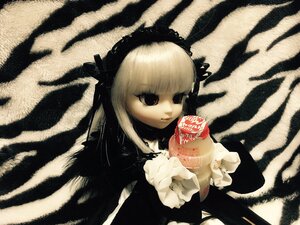 Rating: Safe Score: 0 Tags: 1girl bangs black_eyes blonde_hair closed_mouth doll dress lolita_fashion long_hair looking_at_viewer solo suigintou upper_body wings User: admin