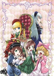 Rating: Safe Score: 0 Tags: 5girls blonde_hair blue_eyes bonnet bow brown_hair chair commentary_request cookie cup dress drill_hair food frills green_dress green_eyes hair_bow hat hina_ichigo image kanaria kitano_tomotoshi long_hair long_sleeves multiple multiple_girls open_mouth pink_bow pink_dress rose rozen_maiden shinku short_hair siblings silver_hair sisters souseiseki suigintou suiseiseki tagme teacup throne twins very_long_hair User: admin