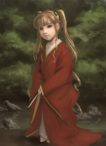 Rating: Safe Score: 0 Tags: 1girl blue_eyes image japanese_clothes long_hair long_sleeves shinku solo tree User: admin